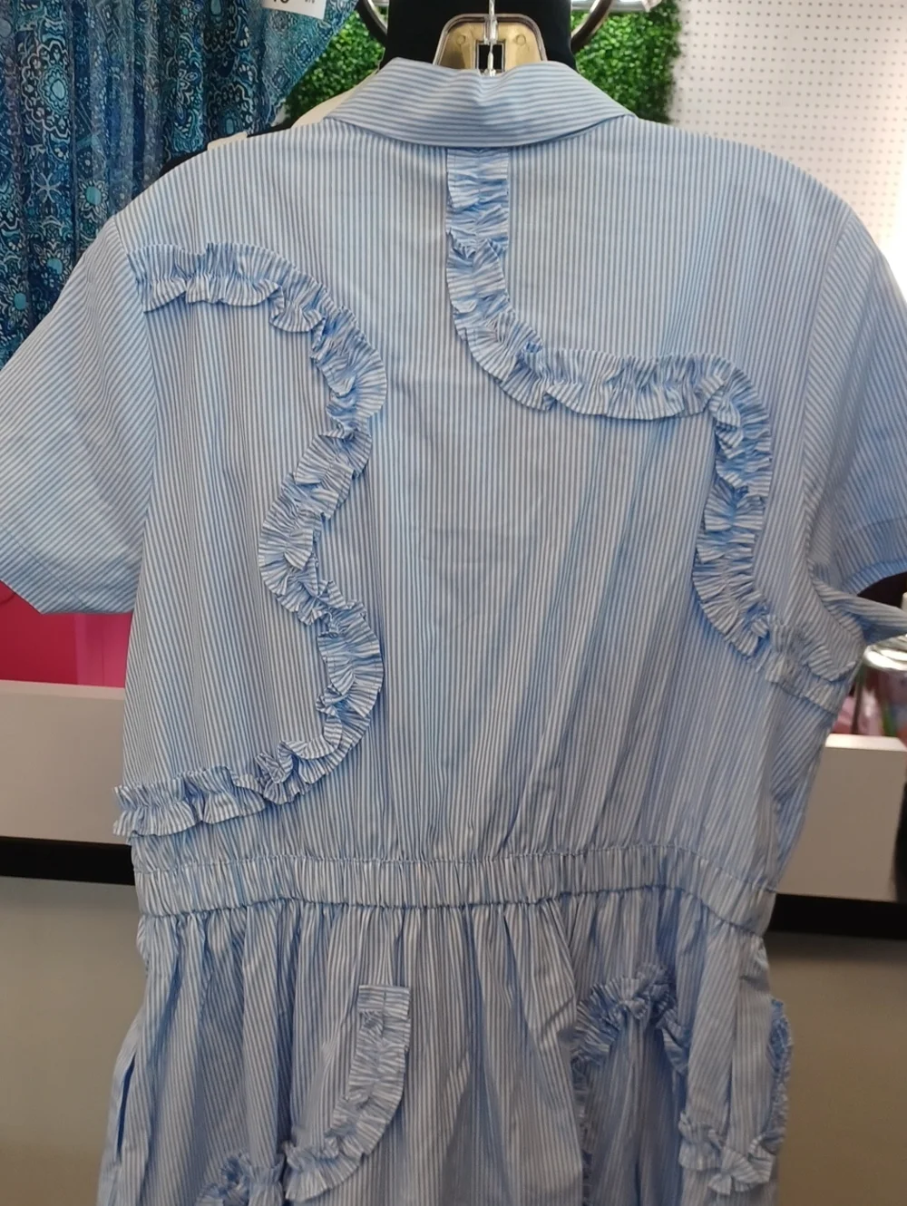 Kate Spade For Target Blue White Shirtdress NWT